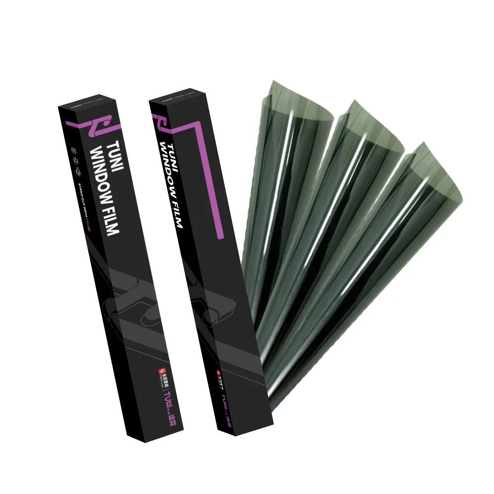 dyed adhesive pet automotive window film roll
